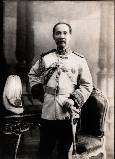 Portrait of Chulalongkorn (Rama V) (1853-1910), King of Siam (Thailand) by French Photographer